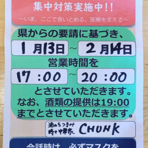 時短要請1週間延長