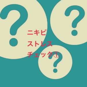 ニキビストレスチェック①