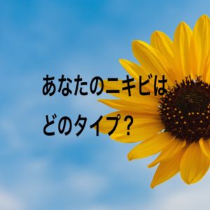 あなたのニキビはどのタイプ？