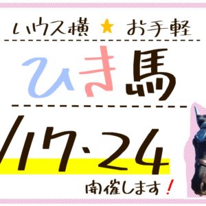 ハウス横ひき馬★4月の開催